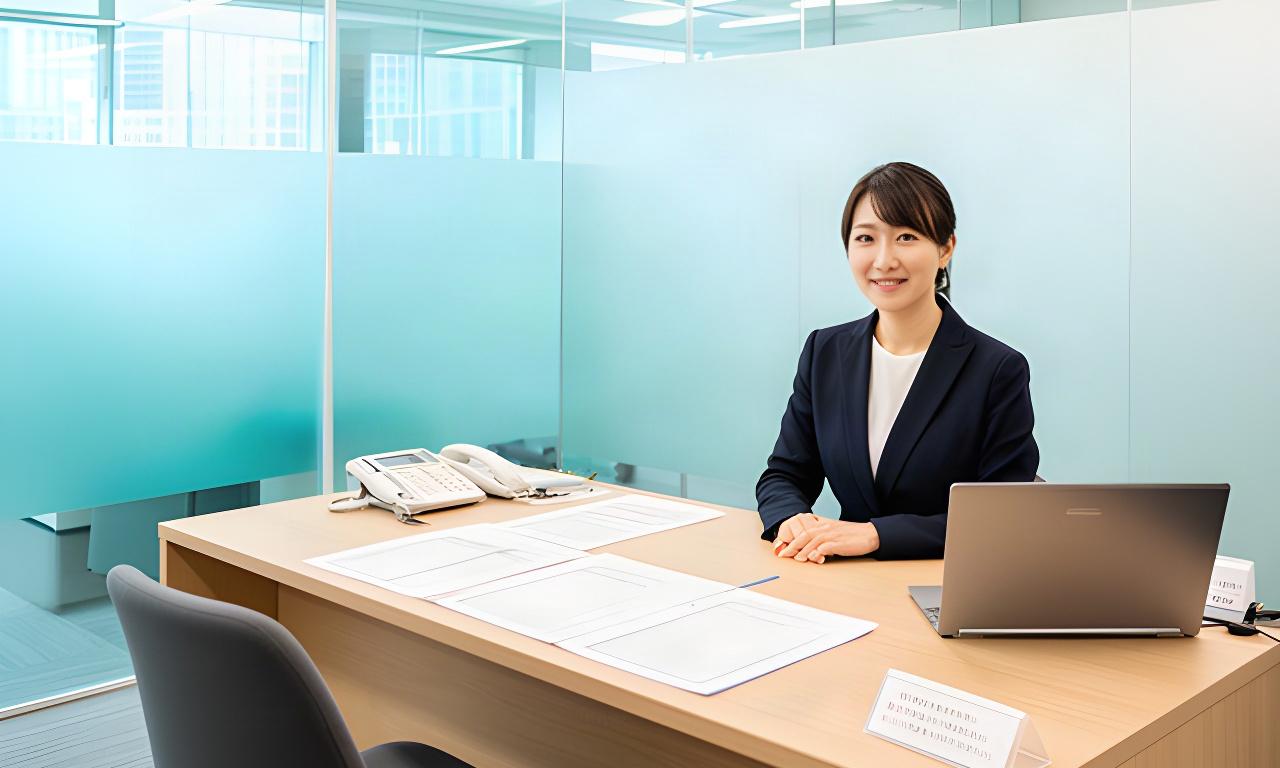 東京都江東区有明の相談窓口で、担当者が個人情報に関する問い合わせを受ける準備をしている様子